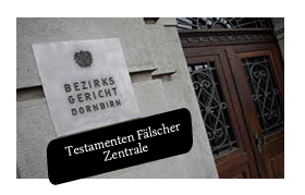 Testamentfälschungam BG Dornbirn